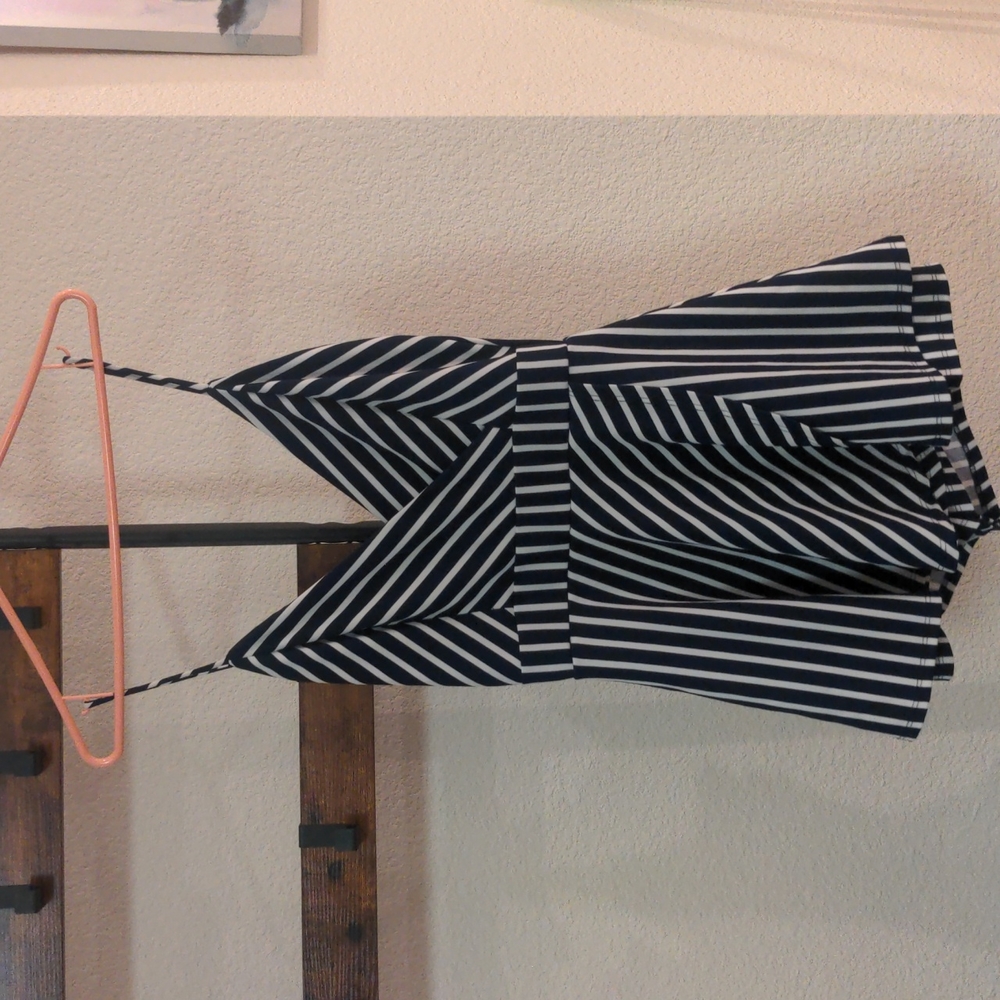 Mini Striped Dress with Shorts